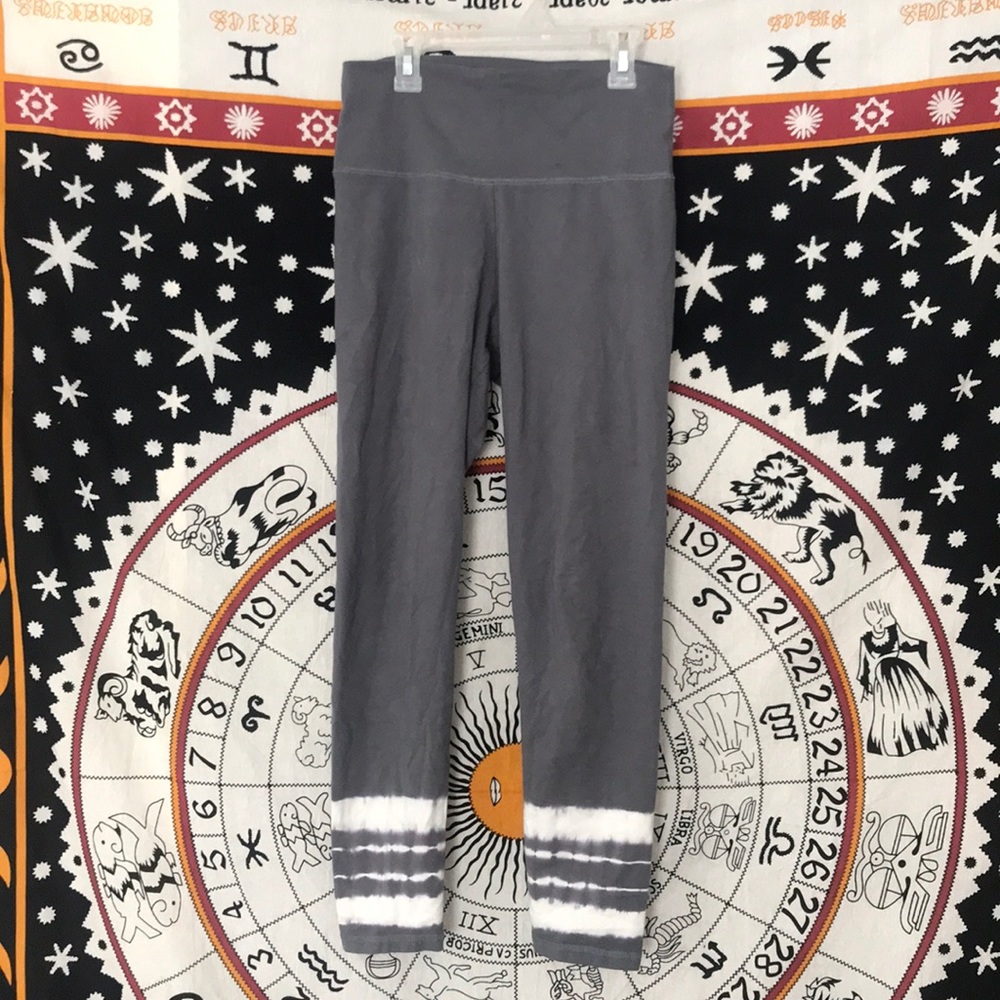 Aerie High Waisted Grey Tie Dye Leggings